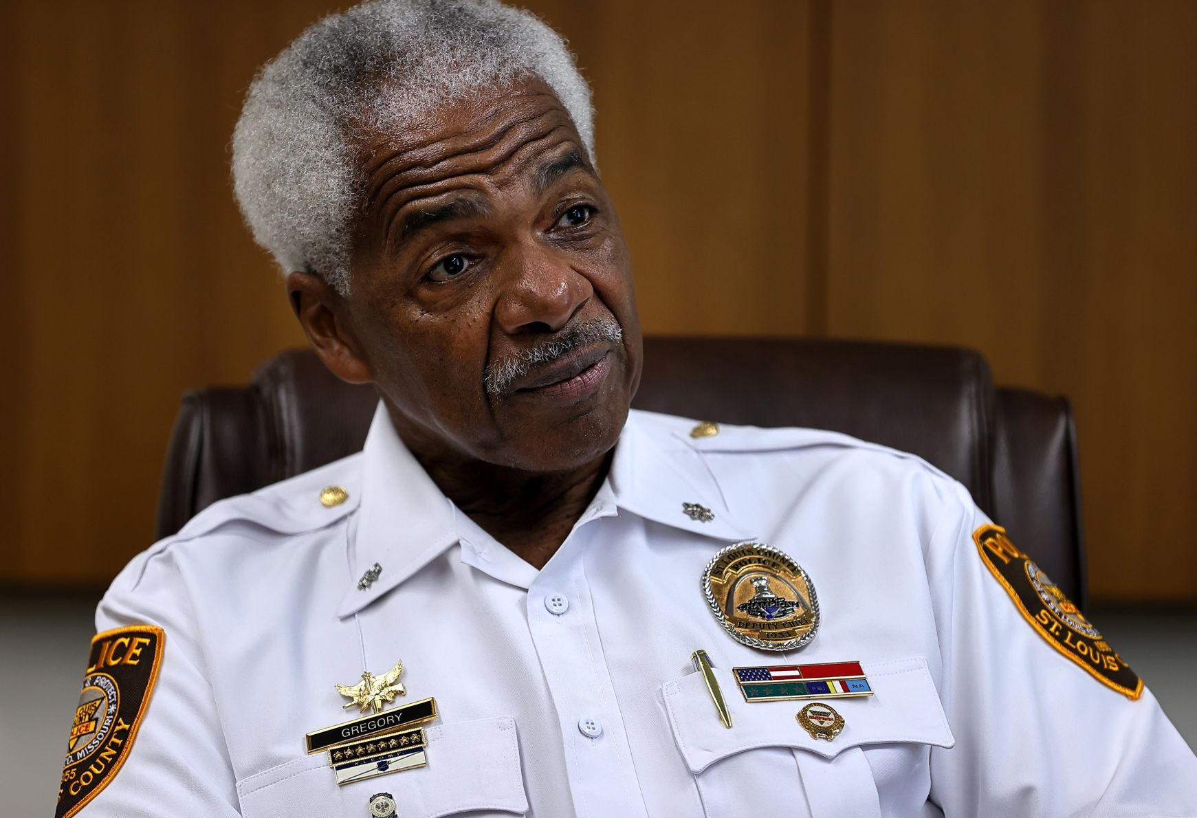 Lt. Col. Kenneth Gregory acting chief of the 51黑料 County Police
